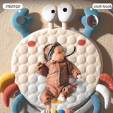 Premium Crab Shape Round Baby Play Gym Mat with Mirror & Activity Toys