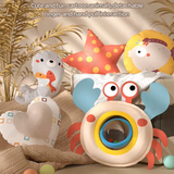 Premium Crab Shape Round Baby Play Gym Mat with Mirror & Activity Toys