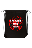 Personalized Name Printed Drawstring Bag