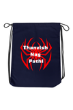 Personalized Name Printed Drawstring Bag