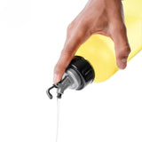 Plastic Oil Dispenser 1 Litre | Pack of 1 | Transparent, Leak-Proof, BPA-Free Oil Container for Cooking Oils & Vinegar | Kitchen accessories items for home | 1000ml |