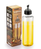 Plastic Oil Dispenser 1 Litre | Pack of 1 | Transparent, Leak-Proof, BPA-Free Oil Container for Cooking Oils & Vinegar | Kitchen accessories items for home | 1000ml |